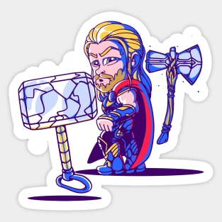 Distracted God Sticker